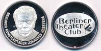 Berlin Moderne Medaille Theaterclub Künstlertaler Johannes Heesters -