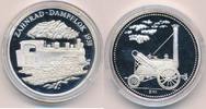 Moderne Medaille " Geschichte der Eisenbahn " Rückseite " Rocket " -