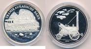 Moderne Medaille " Geschichte der Eisenbahn " Transkaukasische Bahn -