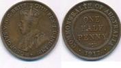 Australien ONE HALF PENNY Georg V. -