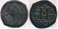 Byzanz Follis Maurice Tiberius Theoupolis -