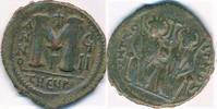 Byzanz Follis Justinus II & Sophia Follis Theoupolis -