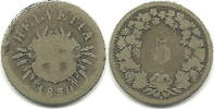Schweiz 5 Rappen BB -