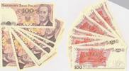 Polen 100 Zloty 11 x Bank Polski -