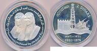 Kuwait 2 Dinar 925er Silber, Gedenkmünze 15 Jahre Unabhängigkeit -