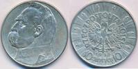 Polen 10 Zloty Zlotych Josef Pilsudski -