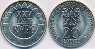 Polen 20 Zloty Zlotych 25 Jahre COMECON, XXV LAT RWPG -