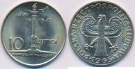 Polen 10 Zloty Zlotych Sigismundsäule in Warschau -