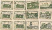 Röhringshöfe Notgeld der Gemeinde Serie 6 x 50 Pfennig o.D. um 1920 -