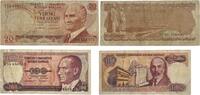 Türkei,Türkiye 20,100 Lira Banknoten 2 Stück Lot -