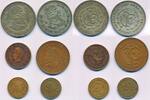 Mexico 2x 1 Peso, 3x 5, 50 Centavos 6x münzen , Lot -