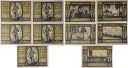 Deutschland, Deutsches Reich 5 verschiedene 50 Pfennig Serien Notgeld, Notgeldschein, Hohndorf, Sachsen, 5 Scheine -