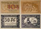 Deutschland, Deutsches Reich 10, 50 Pfennig Notgeld, Notgeldschein, Waldenburg, 2 Scheine -
