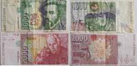 Spanien 1000, 2000 Pesetas Banknote 2 Stück -