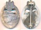 Deutschland, III.Reich II.WK, Miltaria, Abzeichen Panzerkampfabzeichen in Bronze, Hst. Frank & Reif -