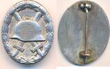 Deutschland 3.Reich II.WK, Militaria Abzeichen Verwundetenabzeichen Silber, ohne Hersteller -