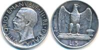 Italien 5 Lire Vittorio Emanuele III. (1900-1946) -