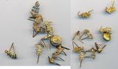 Deutschland Lot 10 Stück Anker Concho Niete Anchor Segeln Marine Seefahrt (1 x Knopf) -