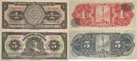 Mexico 1 Peso,5 Pesos Banknoten 2 Stück Lot -