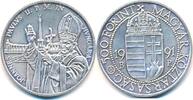Ungarn 500 Forint Papstbesuch von Papst Johannes Paul II. -