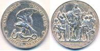 Deutschland Kaiserreich 3 Mark Preussen, Wilhelm II. 1888 - 1918 Befreiungskriege -