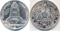 Deutschland Kaiserreich 3 Mark Sachsen, Völkerschlachtdenkmal -