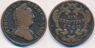 RDR Österreich 1 Kreuzer Maria Theresia 1740-1780, Prag -