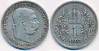 Österreich 1 Korona Krone Franz Joseph I. (1848-1916) -