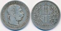 Österreich 1 Korona Krone Franz Joseph I. (1848-1916) -