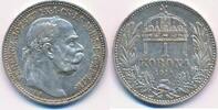 Österreich 1 Korona Krone Franz Joseph I. (1848-1916) -