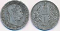 Österreich 1 Korona Krone Franz Joseph I. (1848-1916) -