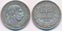Österreich 1 Korona Krone Franz Joseph I. (1848-1916) -