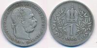 Österreich 1 Korona Krone Franz Joseph I. (1848-1916) -