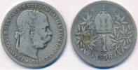 Österreich 1 Korona Krone Franz Joseph I. (1848-1916) -