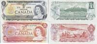 Kanada 1, 2 Dollar Banknote -