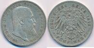 Deutschland Kaierreich 5 Mark Württemberg, Wilhelm II. (1891 bis 1918) -