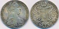 Österreich Taler Maria Theresien Taler 1780 Silbermünze Nachprägung -