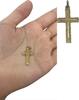 Goldschmuck 14K, 585er Gold Anhänger Kreuzanhänger -
