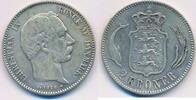 Dänemark, Königreich 2 Kroner Christian IX., 1863 - 1906 -