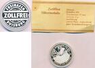Deutschland NRW Medaille, Feinsilber 999 Duisburg, Eröffnung Freihafen, Grösster Binnenhafen der Welt, Seehafen -