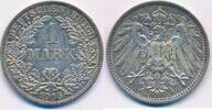 Deutschland 1 Mark Kaiserreich, großer Adler -