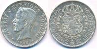 Schweden 2 Kroner Gustav V. (1907-1950) -
