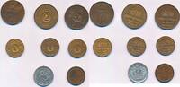 Schweden Norwegen 1, 2, 25 Öre Münzen Lot, 8 Stück -
