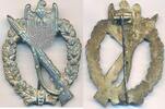 3. Reich Deutschland II.WK, Militaria Abzeichen Orden Wehrmacht Infanterie Sturmabzeichen, Hersteller RS -