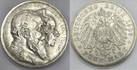 Deutschland Deutsches Reich 5 Mark Kaiserreich, Friedrich I. 1856-1907- Zur Goldenen Hochzeit am 20.09.1906 -