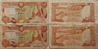 Zypern 2* 50 Cents Banknote Kıbrıs Merkez Bankası -