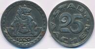 Kaiserreich 25 Pfennig Stadt Aachen -