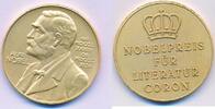 Gedenkmedaille Medaille Alfred Bernhard Nobel , Nobelpreis für Literatur Coron -