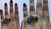Silberring 925er Sterling Silber Silberschmuck -