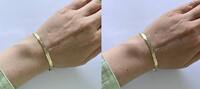 Vergoldetes Silberarmband 925er Sterling Silber -
